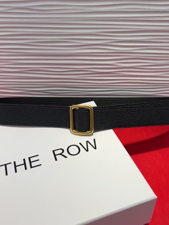 The Row Black  Leather Belt main image 4